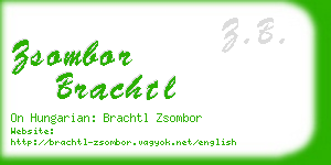 zsombor brachtl business card